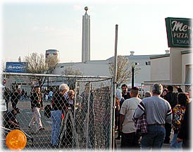 Chain link fence surrounds the Tower - TDN photo